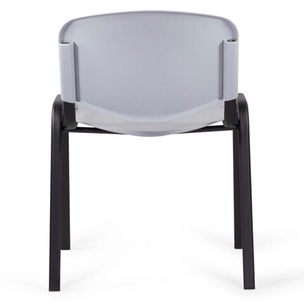 Стул STAFF "Iso Plast CF-009", черный каркас, пластик серый, 532570