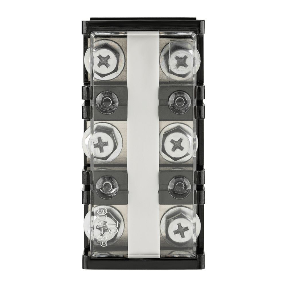 Блок зажимов клеммный БЗН ТС-603 16мм2 60A 3 пары REXANT