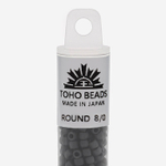 Японский бисер TOHO Round 8/0 (№49F), непрозрачный матовый