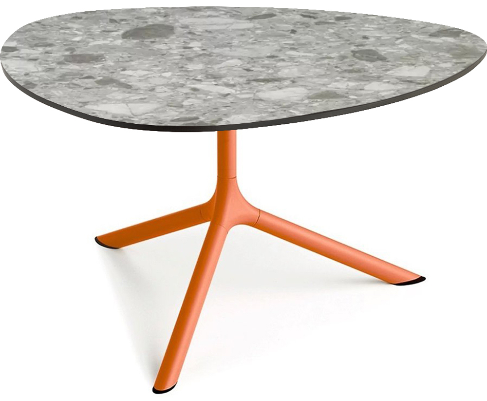 Столик ламинированный кофейный Scab Design Tripe Maxi, терракотовый, зернистый