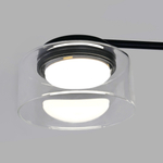 740137 Люстра FICO II 3х12W GX53 ЧЕРНЫЙ/ПРОЗРАЧНЫЙ