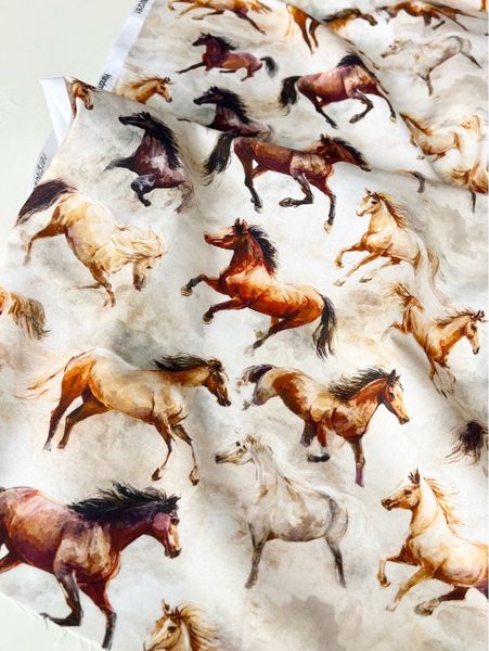 ЛОШАДИ, 100% хлопок 1