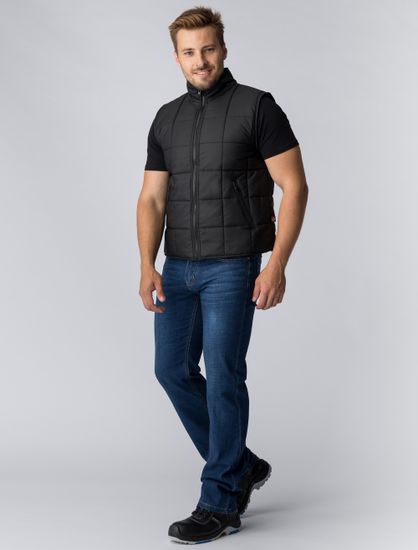 Жилет утепленный "Офис" (черный)