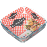 Форма для выпечки стекло, 21х21 см, 1.6 л, квадр, жаропрочная, O Cuisine, 209BC00/1046