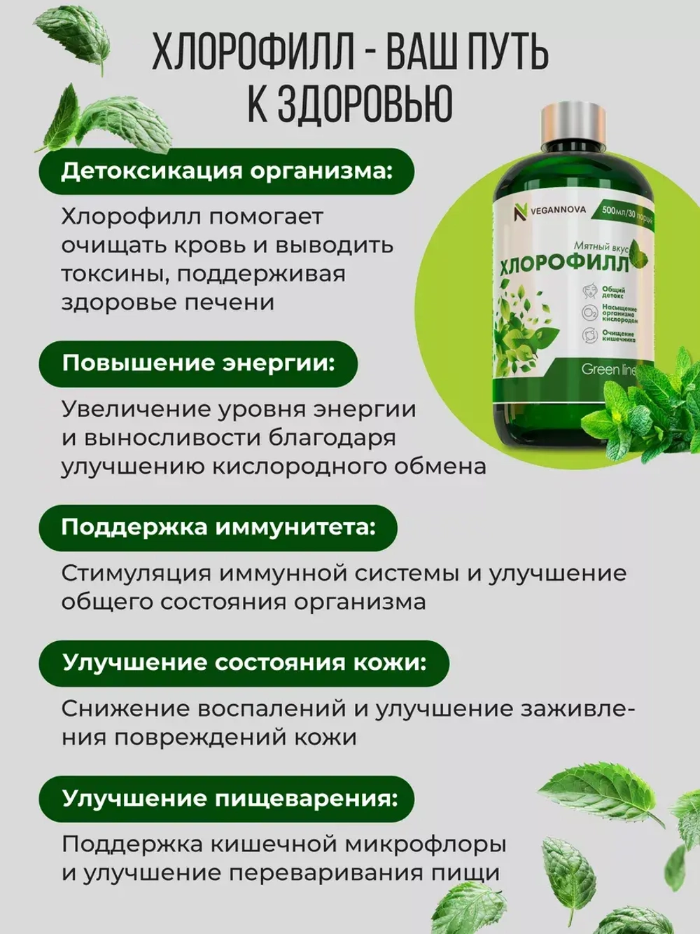 Набор Лимфодренаж (хлорофилл, гречишный чай)