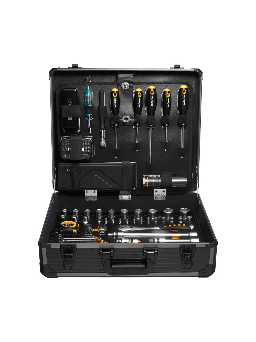 Набор инструментов Inforce 152 предмета 1/2 дюйма и 1/4 дюйма 06-07-18