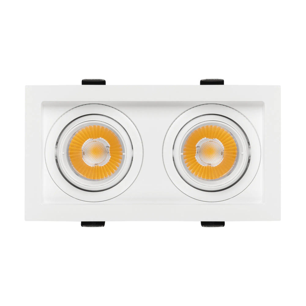 Светильник MS-VORTEX-BUILT-S170x90-2x12W Warm3000 (WH-WH, 20 deg, 230V) (Arlight, IP20 Металл, 5 лет) 057760