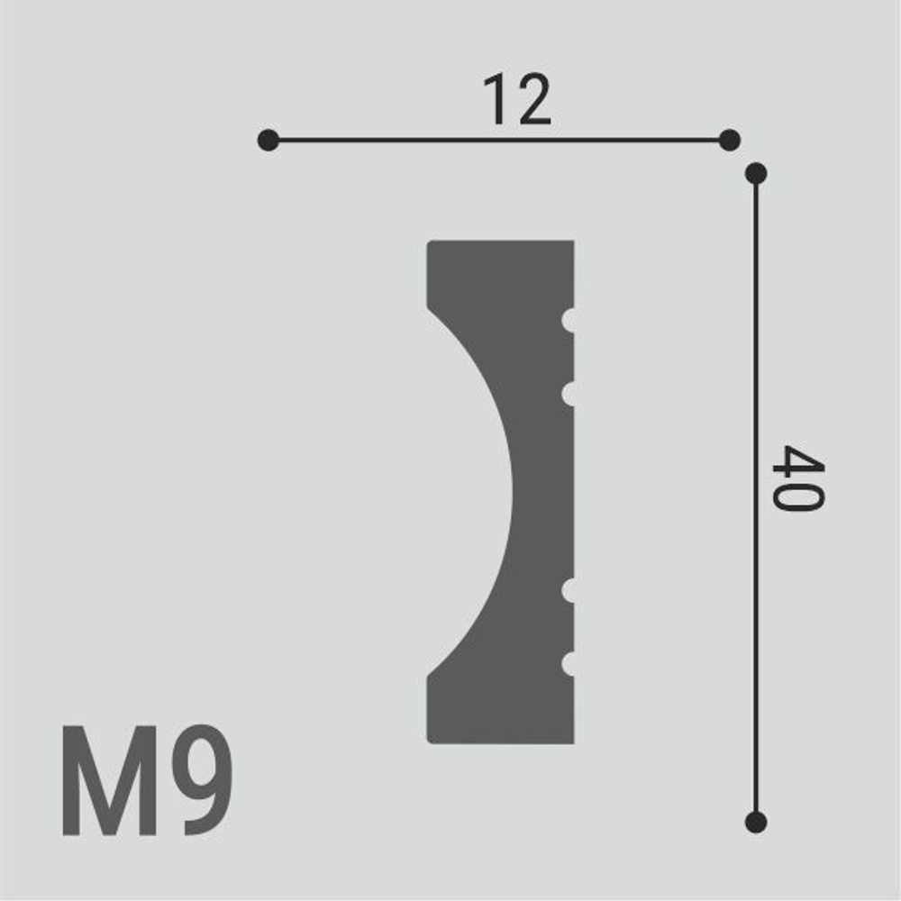 Молдинг М9