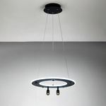 740447 Люстра DIVE LED 60W 3200LM G ЧЕРНЫЙ 3000-6000К