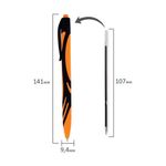 Ручка шариковая автоматическая Brauberg Ultra Color NeonZone, soft-touch, синяя, 0.7мм, 1шт.