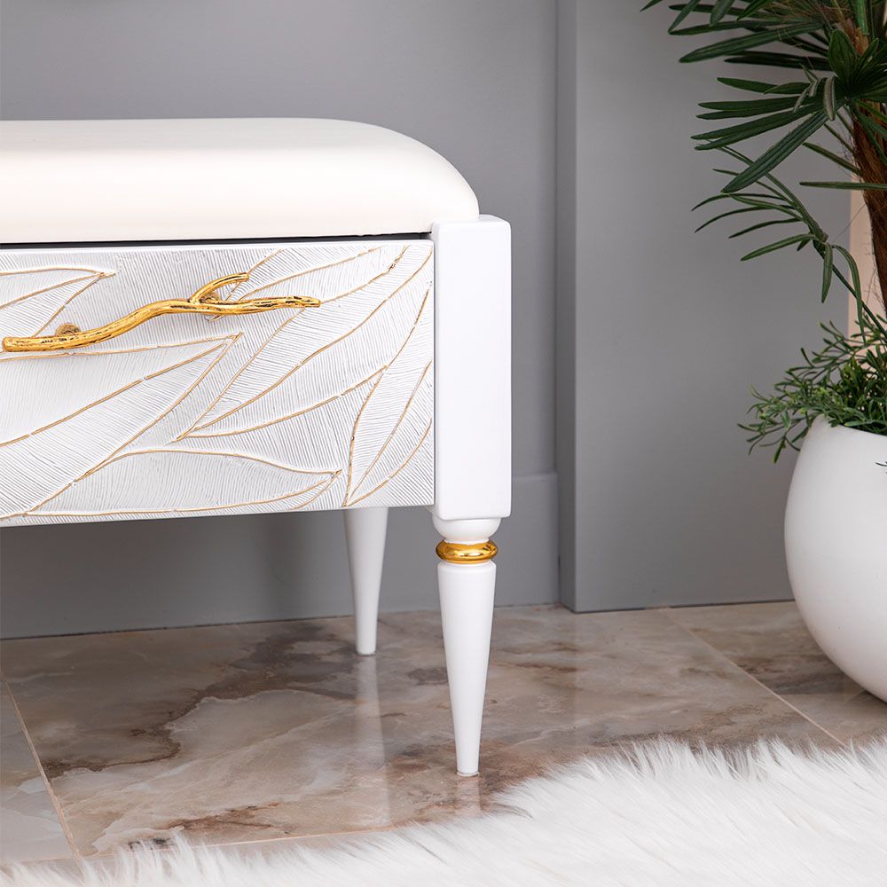 Банкетка Арт mini Айс Голд