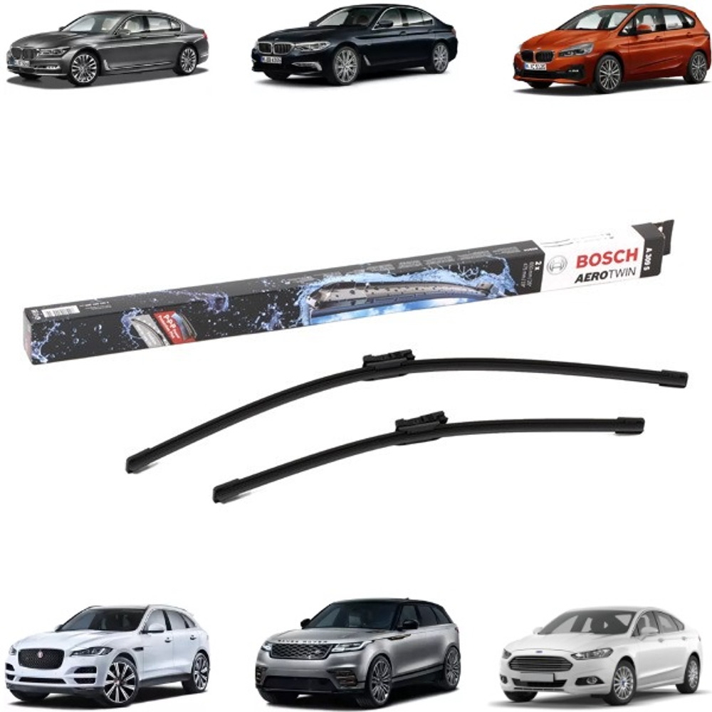 Щетки стеклоочистителя BOSCH для BMW 5 G3x/7 G1x/2 F45/Mondeo/Velar/F-Pace (A309S) 650/475 мм