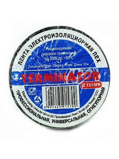 Изолента черная 1510FR - 10 м. ()