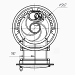 Банная печь «Атмосфера М» сетка нержавейка до 14 м³