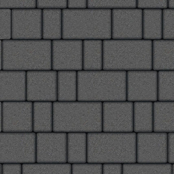 Тротуарная плитка СТАРЫЙ ГОРОД - Стандарт Серый, комплект из 3 видов плит