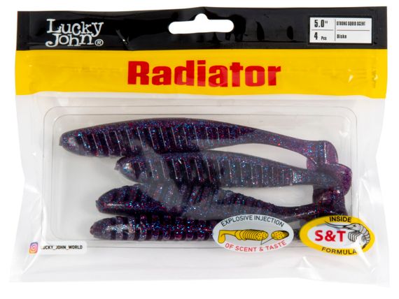 Виброхвосты съедобные LJ Pro Series RADIATOR 5.0&quot;(12,5 см), цв. S63, 4 шт.