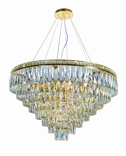 2785E/18A GOLD+CLEAR (1) Люстра (в 2-х коробках) NW