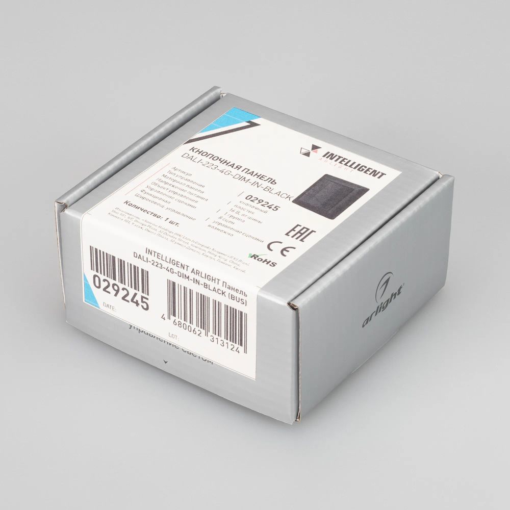 INTELLIGENT ARLIGHT Панель DALI-223-4G-DIM-IN-BLACK (BUS) (IARL, -) 029245