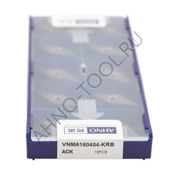 Пластина твердосплавная ISO VNMA160404-KRB ACK20E AHNO по чугуну, получистовая