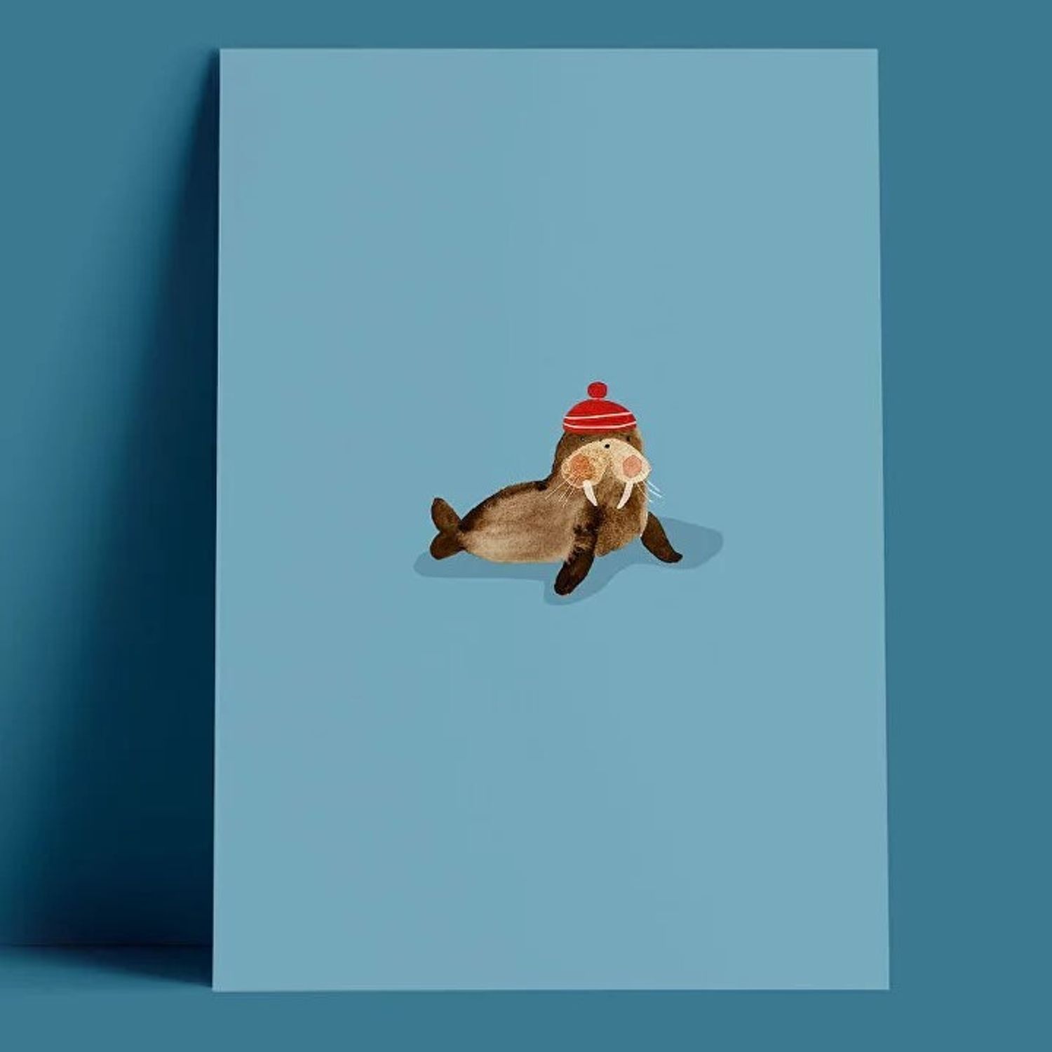 Открытка - Морж