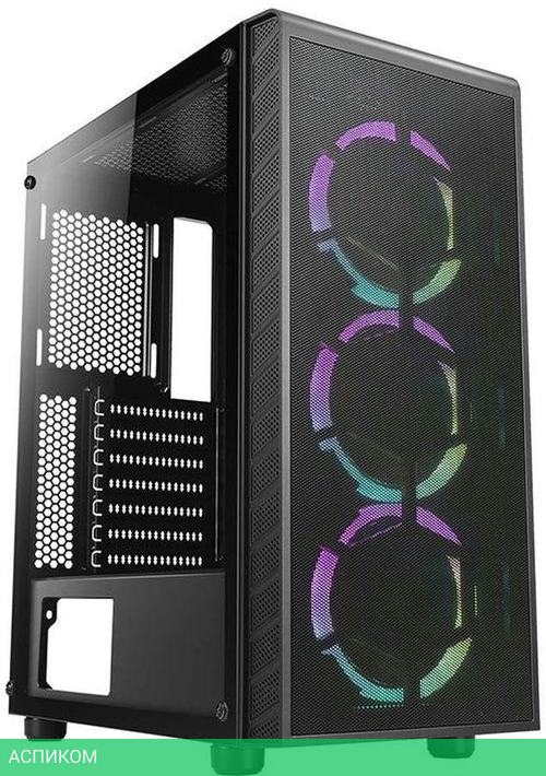 Корпус Azza Prime 360E черный без БП (CSAZ- 360E)