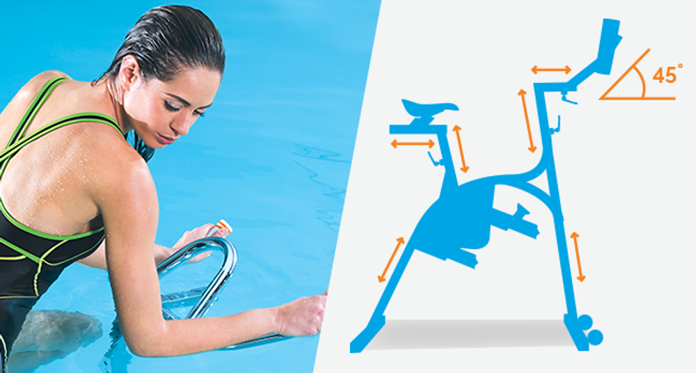 Велотренажер для бассейна WR3