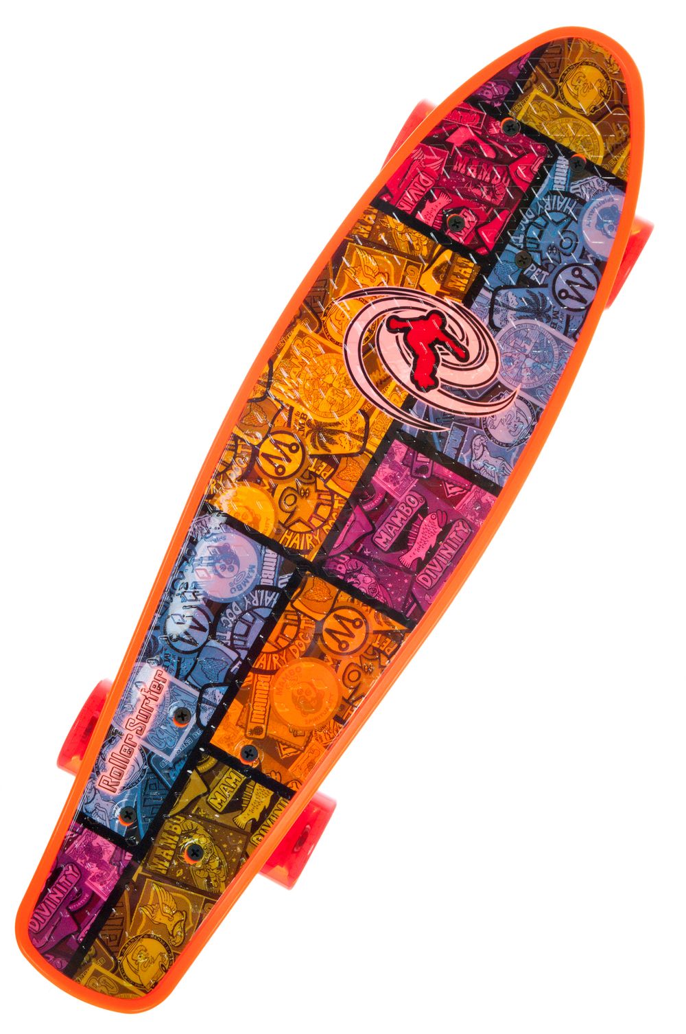 Пенни борд Rollersurfer Urbanboard 24" Mambo Divinity, оранжевый