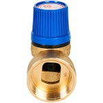 Клапан предохранительный ROMMER - 3/4", сброс 1" (ВР/ВР, Tmax 110°C, 10 бар)