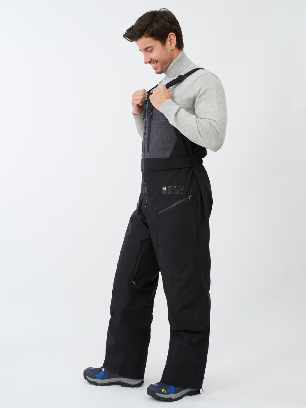 Полукомбинезон мембранный Bib Ахун (Черный)