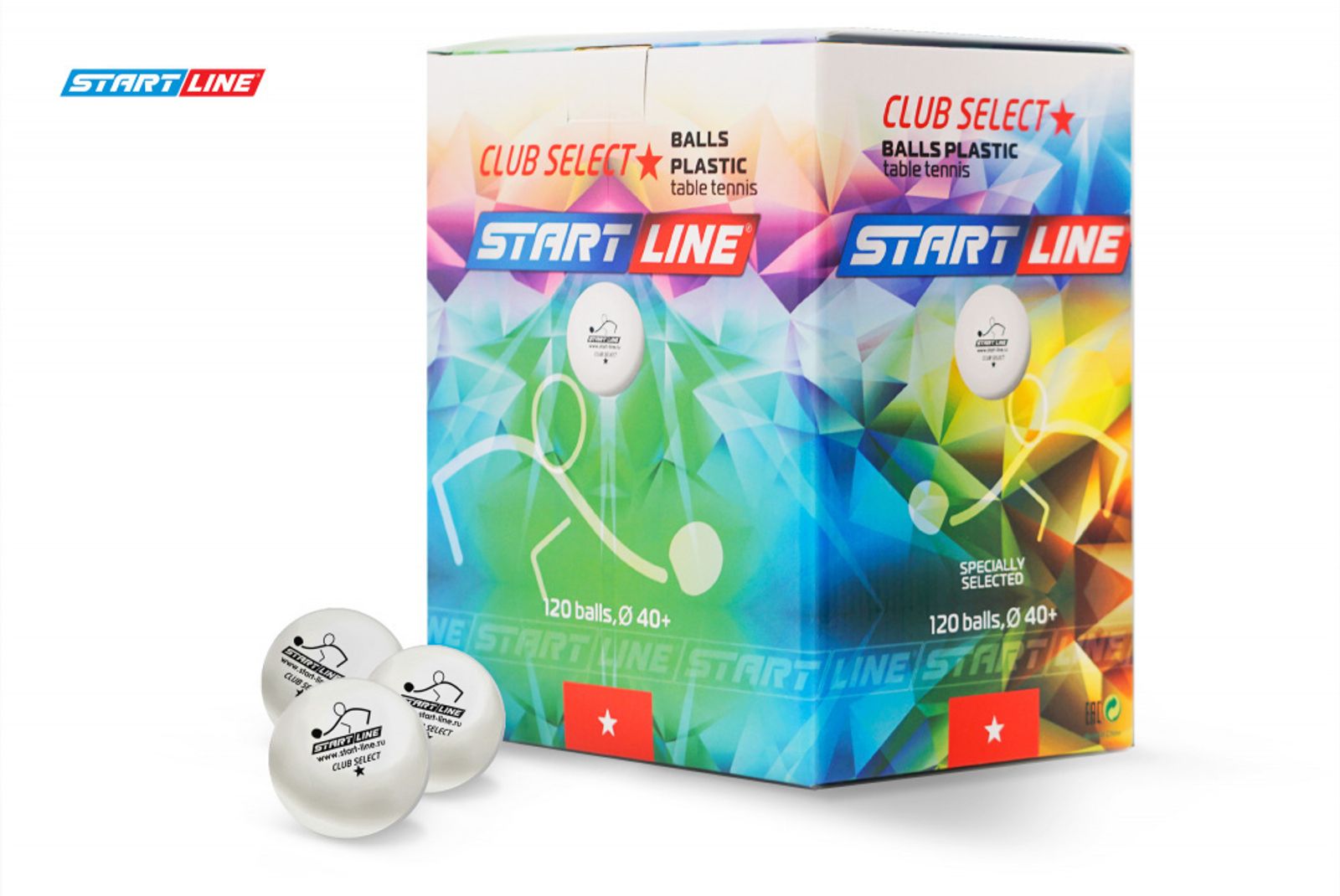 Мячи Start line Club Select 1* New (120 шт, бел.) фото №10