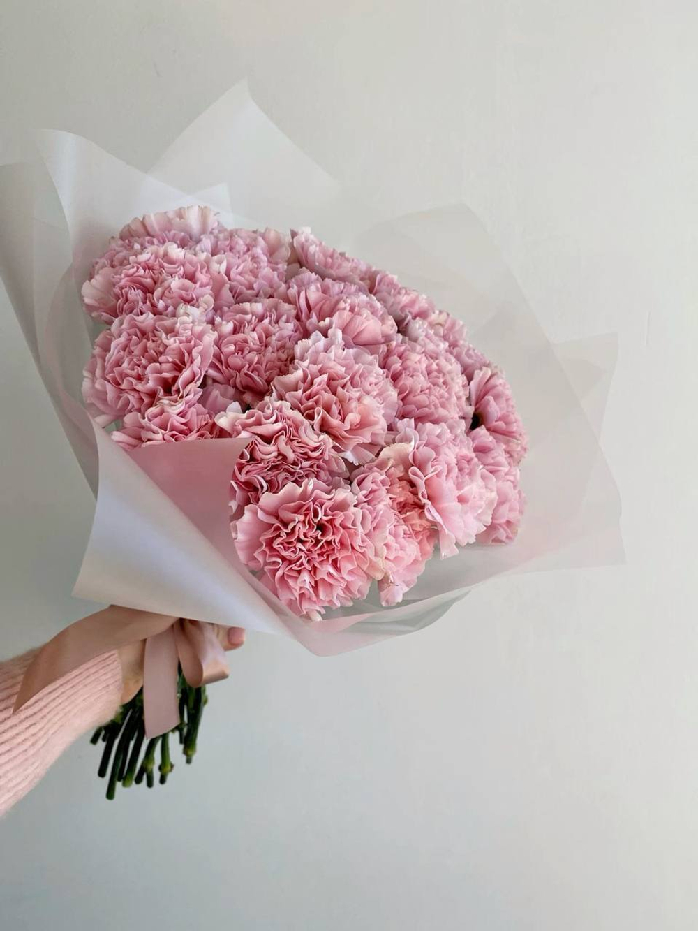 Диантусы белая ночь