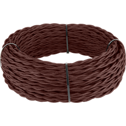 Ретро кабель витой 3х2,5 итальянский орех (под заказ) W6453625