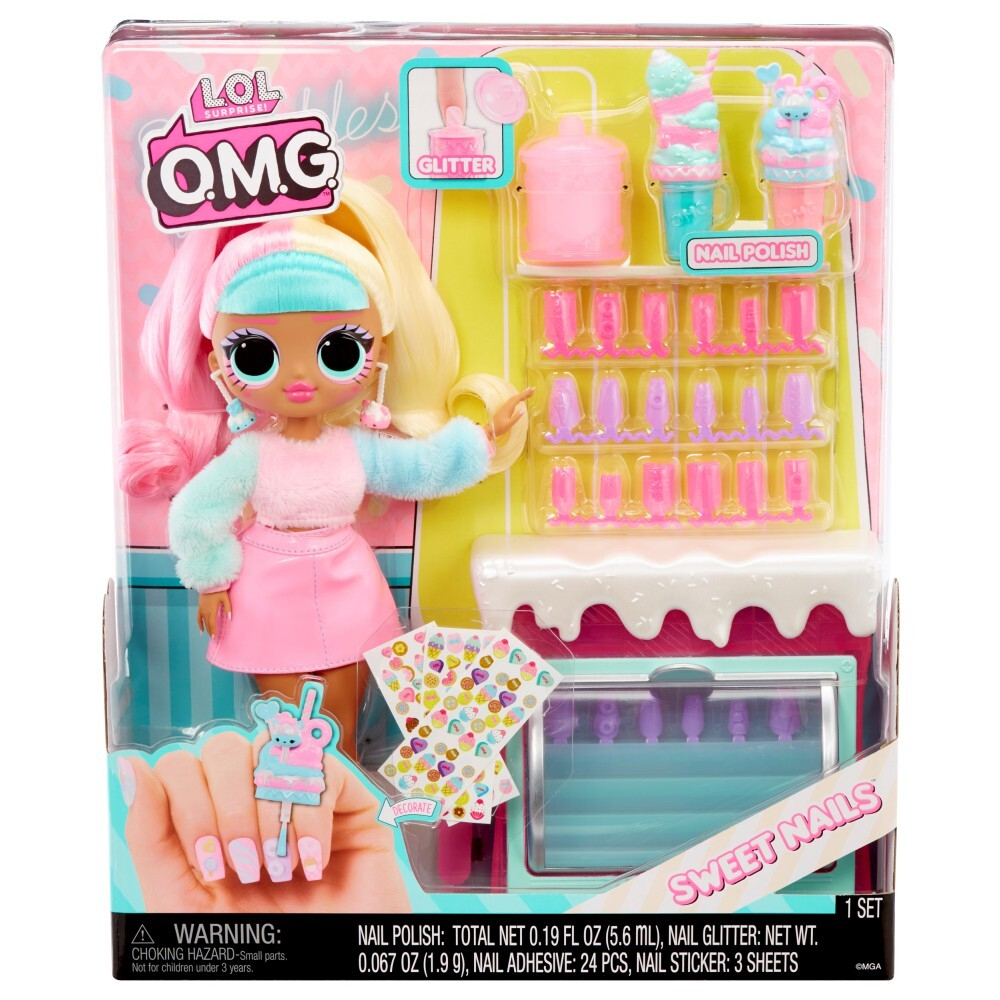 L.O.L. СЮРПРИЗ - LOL O.M.G. Студия сладких ногтей + кукла Candylicious 503781 / артикул   503774 503781  / GTIN 035051503781