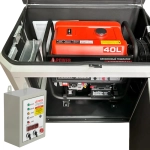 A-iPower A8000EAX бензиновый генератор в кожухе 1200 RAL 7035 с блоком АВР 400В/25А (8 pin) New УТ-11182371/29109