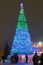 Гирлянда "Кристалл"  для уличных елок от 4 до 20 м высотой