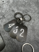 Номерки на ключи металлические