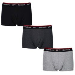 Мужские боксеры спортивные Reebok Mens Sports Trunk REDGRAVE 3P - black/charcoal/grey marl