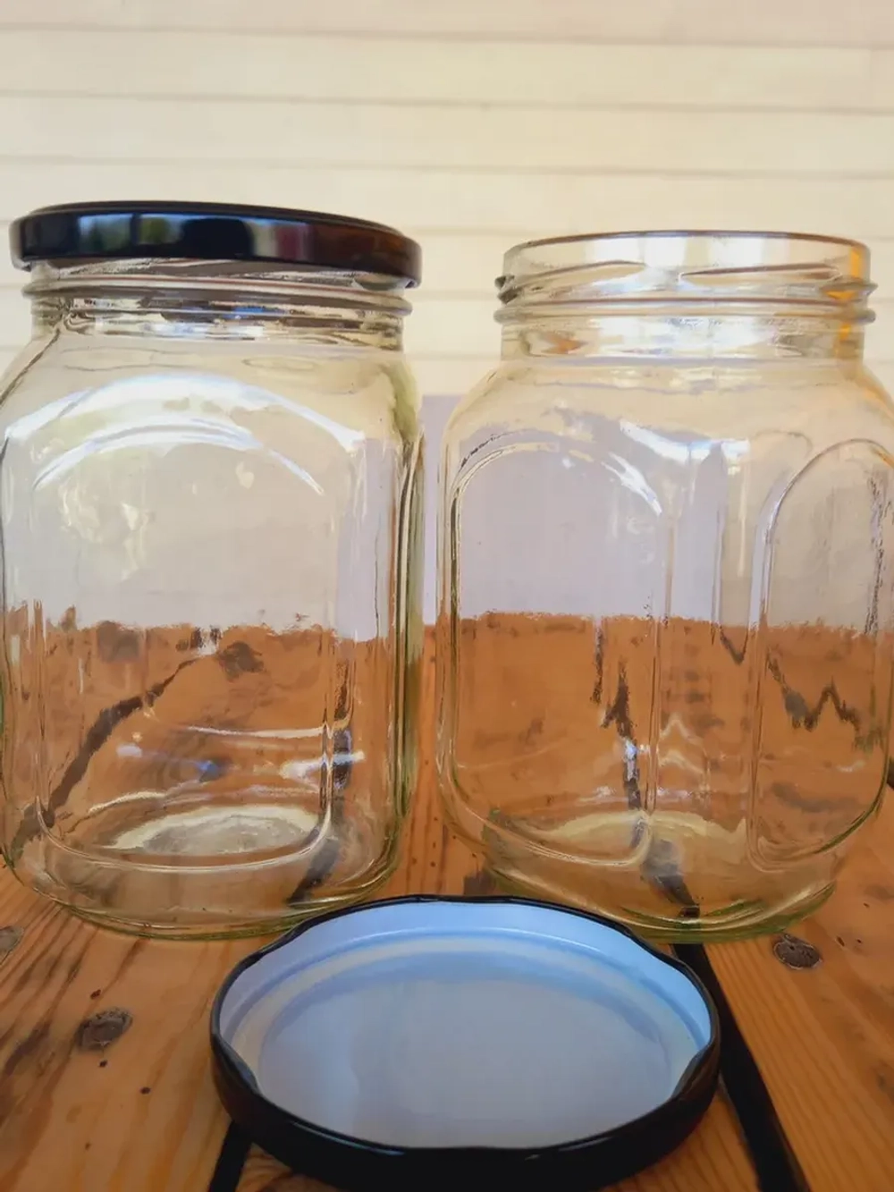 Банка стеклянная 720 мл ,12 штук, Кубышка с крышкой