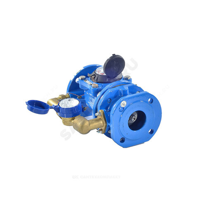 Счётчик х/в комбинированный (крыльчатый и турбинный) Ду 65/20 Ру16 Qn=60 м3/ч 50С L=300мм фл IP54 ВСХНК Тепловодомер