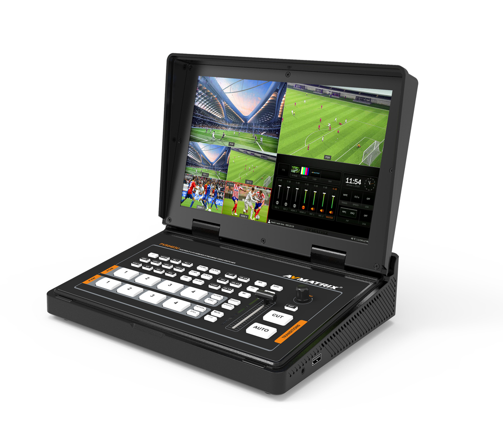 Видеомикшер AvMatrix PVS0403U, портативный, 4CH, SDI/HDMI, USB