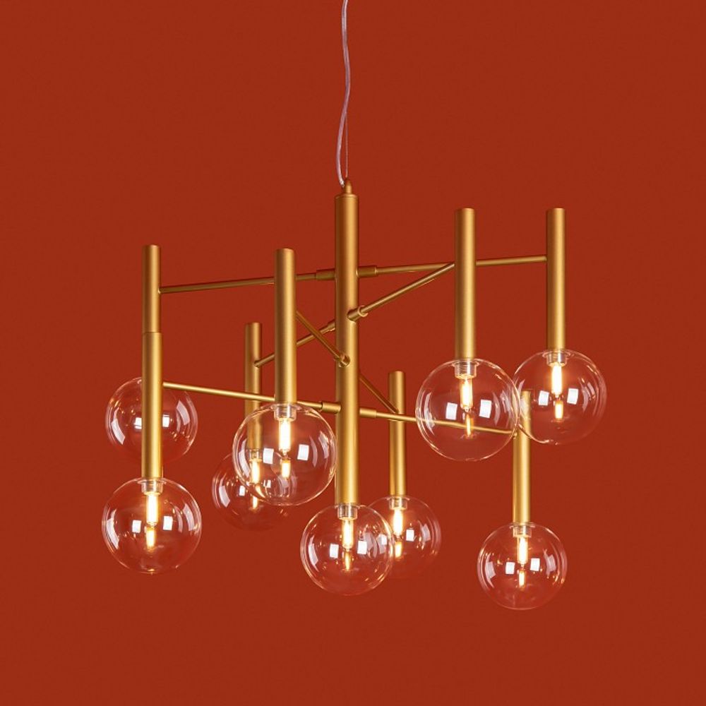 Люстра на штанге Freya Luce FR5584CL-L45G