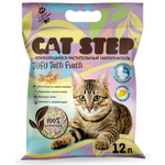 Наполнитель комкующийся растительный CAT STEP Tofu Tutti Frutti, 12 л