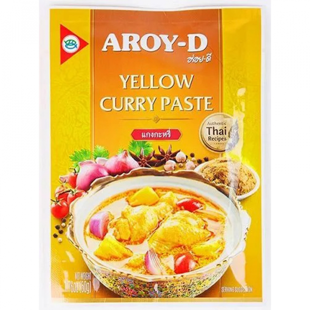 AROY-D Curry paste yellow Паста Карри желтая 50г