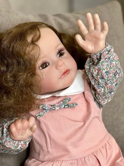 Кукла Реборн мягконабивная 60см в пакете (FA-157)