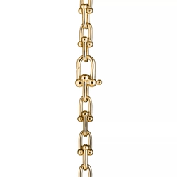 Браслет из жёлтого золота 18k,Tiffany 💠Hard Wear Small link