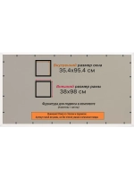 Рамка для постера и фотографий 35x95