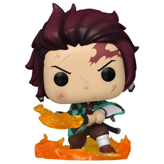 Фигурка Funko POP! Animation Demon Slayer Tanjiro Kamado Hinokami Kagura Dance (Exc) 52265 / Фигурка Фанко ПОП! по мотивам аниме "Клинок, рассекающий демонов", Танджиро Камадо