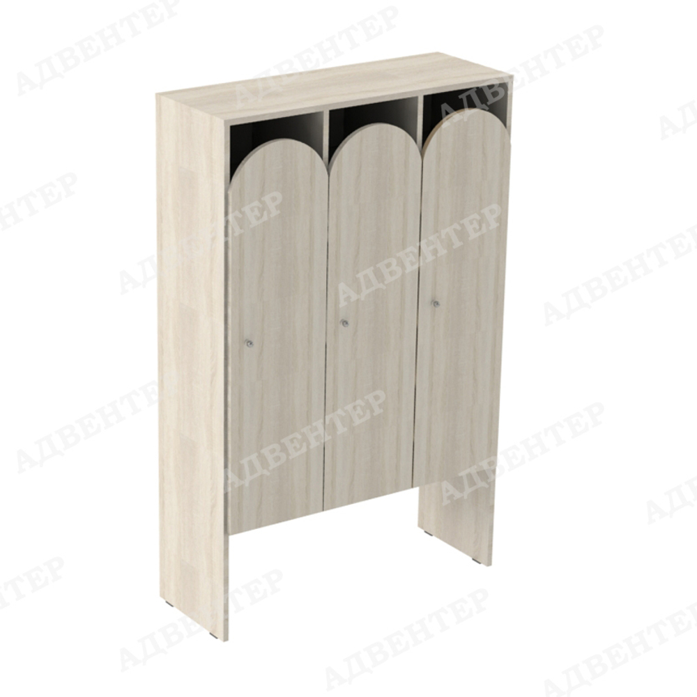 Шкаф детский для одежды 3 СЕКЦИИ