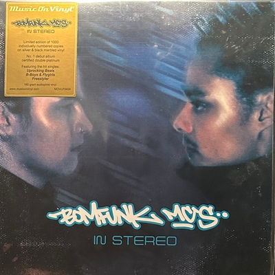 Bomfunk MC's ‎– In Stereo 2LP (Голландия 2023г.) silver/black