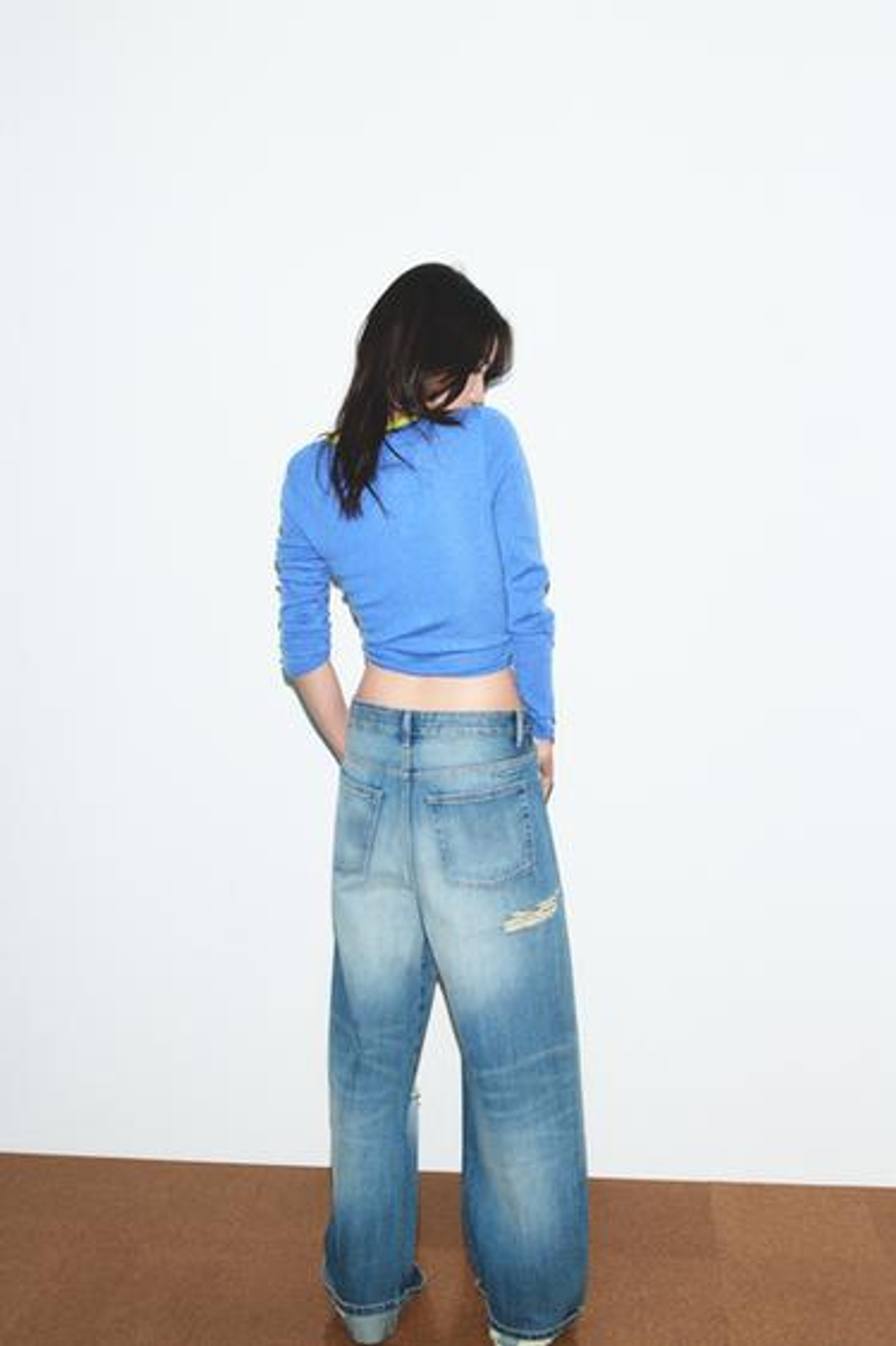 Кардиган с перекрещивающимся вырезом - ZARA